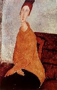 Amedeo Modigliani Yellow Sweater Spain oil painting artist